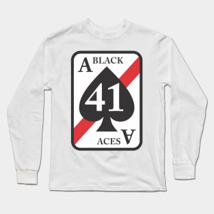 VF-41 Black Aces Squadron Long Sleeve T-Shirt